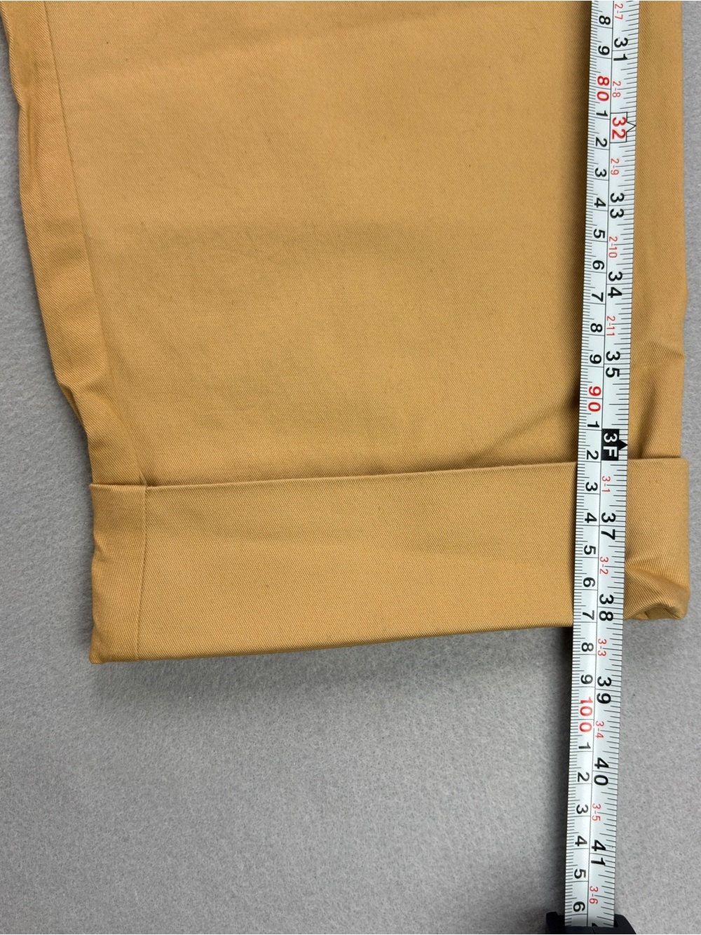Wildfang The Essential Trouser Camel Sz 16 New Cuffed 2 Side & Back Pockets NWT - Picture 4 of 10